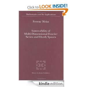   and Its Applications (closed)) Ferenc Weisz  Kindle Store
