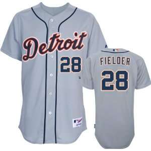  Prince Fielder Jersey Detroit Tigers #28 Road Grey 