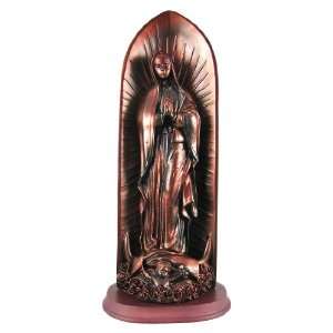   Bronze Finish Our Lady Of Guadalupe Statue Virgin Mary