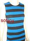 NWT Diane von Furstenberg 4 RIGMORA dress royal blue/bla​ck stripes 