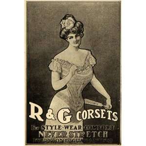 1902 Ad R & G Corsets Vintage Clothing Accessories   Original Print Ad