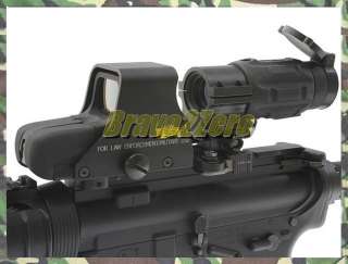 3x Magnifier + RG Holographic Dot Sight + ECOS C Tactical QD Mount 