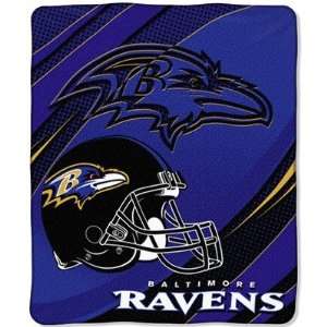  NFL Imprint Throw Blanket   Baltimore Ravens