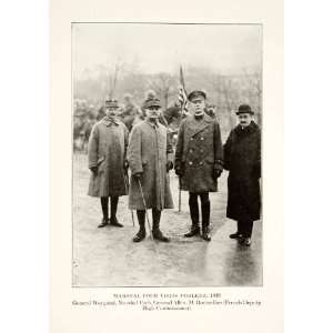  1923 Print Marshal Foch Koblenz Germany General Weygand 