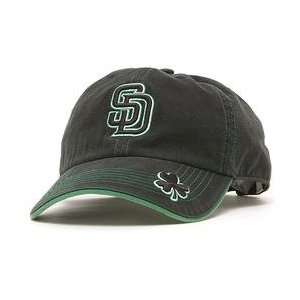  San Diego Padres St. Pattys Black Adjustable Cap   Black 