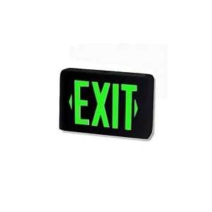  BEST LIGHTING PRODUCTS Black Plastic LED Exit Sign with 
