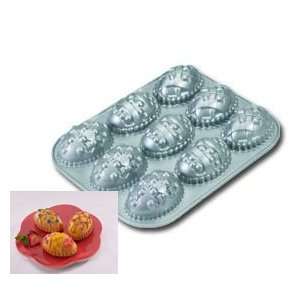 Nordic Ware 56037 Decorated Egg Cake Pan