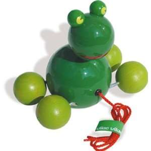  Vilac Pull Toy, Baby Yabon The Frog Baby