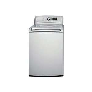    GE Profile Harmony Metallic Silver Top Load Washer Appliances