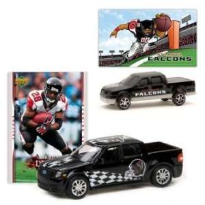  2007 UD NFL Ford SVT/F 150 w/Cards Falcons Warrick Dunn 