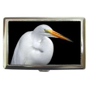 White Heron Bird Animal Nature Lover Cigarette, Money, or Credit Card 