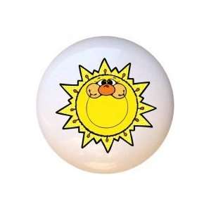  Celestial Cartoon Sun Drawer Pull Knob