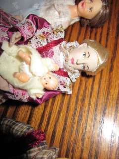 VNT DOLLHOUSE PEOPLE/ VICTORIAN STYLE & 2 MORE MODERN/ BABY SO CUTE/ S 