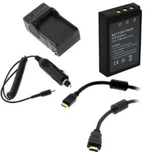  GTMax BLS 1 Replacement Lithium Ion Battery + Travel AC 