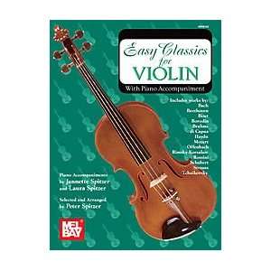  Easy Classics for Violin   Violin and Piano   arranged by 