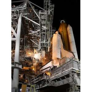  Space Shuttle Endeavour on the Launch Pad at Kennedy Space 