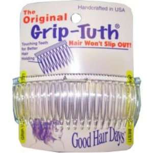  4 Crystal Grip Tuth Frenchy Comb Case Pack 48 Beauty
