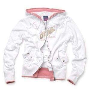  One Industries Womens Victoria Zip Up Hoody   Small/White 