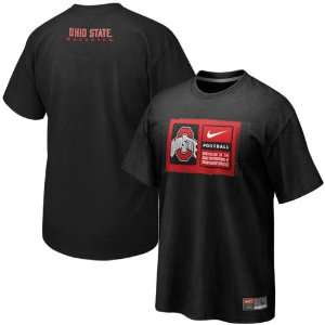  Nike Ohio State Buckeyes 2011 Team Issue T shirt   Black 