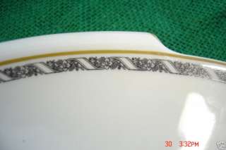 ROSENTHAL R9 (?) HELENA CAKE PLATE GRAY FLOWERS IN BAND  