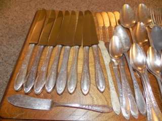 Virginian Heirloom Silver Plate Stainless Silverware & Storage Chest 