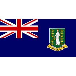  British Virgin Islands Flag 6 x 4 Mounted Photographic 