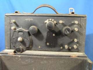 Antique CROSLEY 51 Tube Radio Regenerative Receiver  