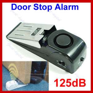 Home Safety Wedge & Security Door Stop Easy Alarm Alert  