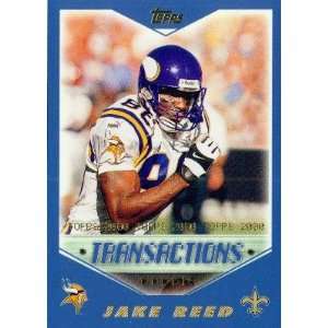  2000 Topps #87 Jake Reed   New Orleans Saints (Football 