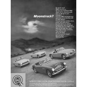  1962 Ad MG Midget MGA 1600 Mark II Austin Healey 3000 