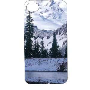  Snow Covered Mountain iPhone Case for iPhone 4 or 4s from any carrier