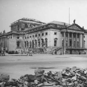  Bullet Scarred and Bombed Out State Opera House after 