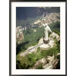 Aerial of Corcovado Christ Statue, Rio de Janeiro Photos To Go 