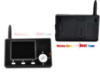 WIRELESS Video Phone Intercom Door Entry Camera System  