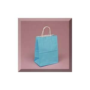   250ea   16 X 6 X 12 Sky Blue Twisted Shoppers