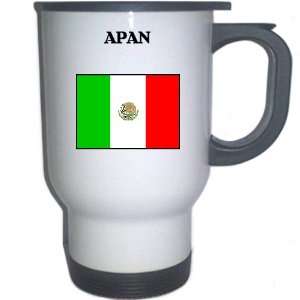  Mexico   APAN White Stainless Steel Mug 