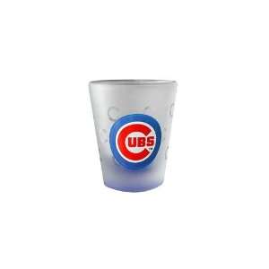 Chicago Cubs Etched Glass Shot Glass