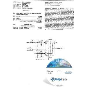   Patent CD for ELECTRONIC IMAGE REJECTION APPARATUS 