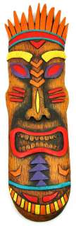this awesome alien pacific island tiki style wall mask is made