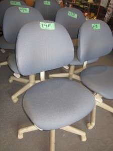 Adjustable Light Blue Office Chairs  