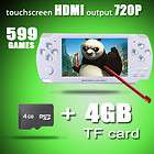    MP4 MP5 player 1080P HDMI output 3D ARCADE GBA game 4GB TF card