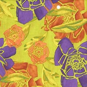   Givens Sweet Poppies Purple Fabric By The Yard tina_givens Arts
