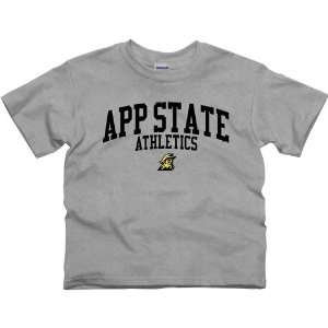   Appalachian State Mountaineers Youth Athletics T Shirt   Ash Sports