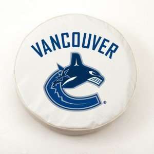  Vancouver Canucks White Tire Cover, Small Sports 