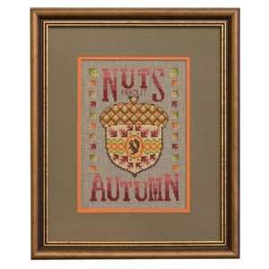  Nuts About Autumn   Cross Stitch Pattern Arts, Crafts 