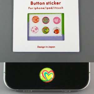   Pattern / Button Sticker for Apple iPhone / iPad / iPod Touch (1929 7