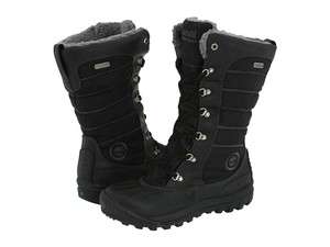   Mt Holly Tall Lace Duck Waterproof Boot All Black Leather 21645  