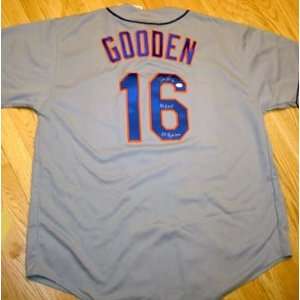 Doc Gooden Signed Jersey   Dwight  