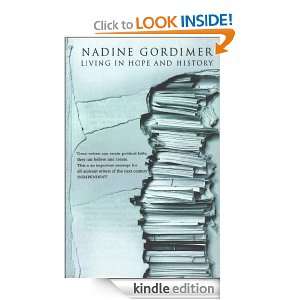 Living in Hope and History Nadine Gordimer  Kindle Store