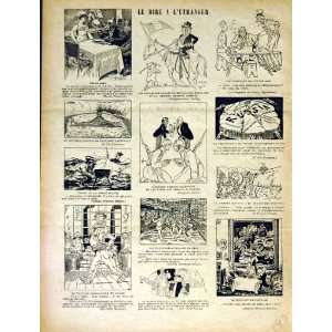 LE RIRE FRENCH HUMOR MAGAZINE CARTOONS COMEDY HORSE